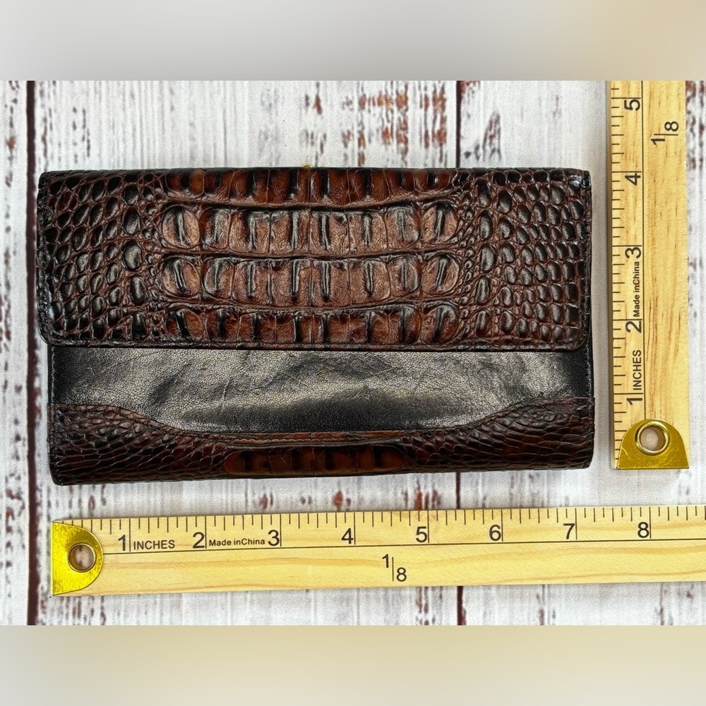 Brahmin Tuscan Collection Croc Embossed Wallet